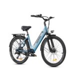 Hillmiles Milecity Azul - Bicicleta eléctrica de ciudad, 250 W, 100 km