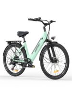 Hillmiles Milecity Verde - Bicicleta eléctrica de ciudad, 100 km - Imagen 2