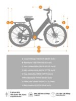 Hillmiles Milecity Verde - Bicicleta eléctrica de ciudad, 100 km - Imagen 7