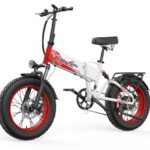 Zazawork CF1000 Rojo - Bicicleta eléctrica de ciudad, 1000 W, 100 km