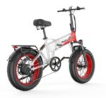 Zazawork CF1000 Rojo - Bicicleta eléctrica de ciudad, 1000 W, 100 km - Imagen 3