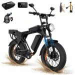 Aairsk X5 - Bicicleta eléctrica de montaña, 80 km, Negro - Imagen 2