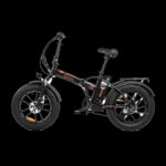 Youin Texas - Bicicleta eléctrica plegable, 250 W, 45 km, Negro