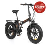 Youin Texas - Bicicleta eléctrica plegable, 250 W, 45 km, Negro - Imagen 2