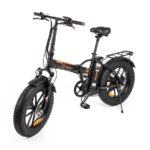 Youin Texas - Bicicleta eléctrica plegable, 250 W, 45 km, Negro - Imagen 3