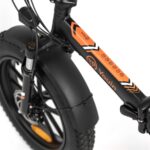 Youin Texas - Bicicleta eléctrica plegable, 250 W, 45 km, Negro - Imagen 4