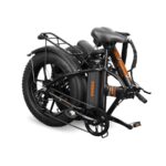 Youin Texas - Bicicleta eléctrica plegable, 250 W, 45 km, Negro - Imagen 5