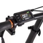 Youin Texas BK1202 - Bicicleta eléctrica plegable, 45 km, Naranja - Imagen 4