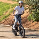 Youin Texas BK1202 - Bicicleta eléctrica plegable, 45 km, Naranja - Imagen 5