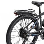 Duotts C29-M - Bicicleta eléctrica urbana, 250 W, 90 km, Negro - Imagen 5