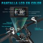 Fafrees F28 MT Verde - Bicicleta eléctrica urbana, 250 W, 65 km - Imagen 5