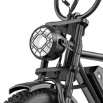 Headeer BK20 (urbana) - Bicicleta eléctrica urbana, 250 W, 55 km, Negro - Imagen 4