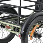 Youin Dover - Triciclo eléctrico plegable, 250 W, 100 km, Verde - Imagen 3