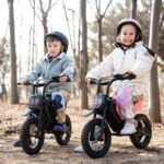 Evercross Tech EV06M - Bicicleta eléctrica infantil, 100 W, 10 km, Azul - Imagen 7