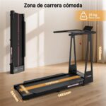 Citysports 1 a 12 km/h Inclinación APP Escritorio desmontable - Cinta de correr, Negro - Imagen 9