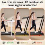 Citysports 1-8 km/h Inclinación ajustable Plegable - Cinta de correr, Negro - Imagen 9