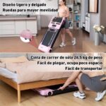 Citysports WP9 1-12km/h Plegable Negro y rosa - Cinta de correr - Imagen 8