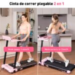 Citysports WP9 1-12km/h Plegable Negro y rosa - Cinta de correr - Imagen 9