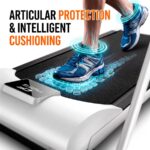 Clover Fitness S1 - Cinta de correr, plegable, Blanco - Imagen 2