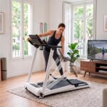Clover Fitness S1 - Cinta de correr, plegable, Blanco - Imagen 4