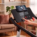 Clover Fitness S1 - Cinta de correr, plegable, Blanco - Imagen 5