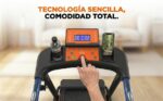 Clover Fitness S200 Advanced Security - Cinta de correr, plegable, Negro - Imagen 3