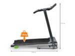 Quirumed 1068-HSM-T12C - Cinta de correr, plegable, Negro - Imagen 5
