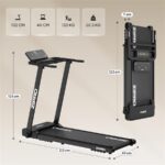 Zipro Forma Lite - Cinta de correr, plegable, Negro - Imagen 8