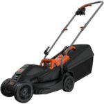 Black & Decker BEMW351-QS - Cortacésped eléctrico, 1000 W, 32 cm de corte, Naranja