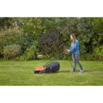Black & Decker BEMW461BH-QS - Cortacésped eléctrico, 1400 W, 34 cm de corte, Naranja - Imagen 3