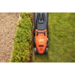 Black & Decker BEMW461BH-QS - Cortacésped eléctrico, 1400 W, 34 cm de corte, Naranja - Imagen 5