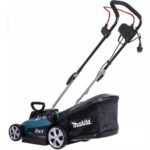Makita ELM3320 - Cortacésped eléctrico, 1200 W, 33 cm de corte, Turquesa - Imagen 4