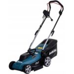Makita ELM3320 - Cortacésped eléctrico, 1200 W, 33 cm de corte, Turquesa - Imagen 6