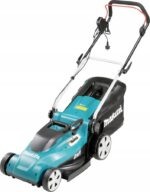 Makita ELM4120 - Cortacésped eléctrico, 1600 W, 41 cm de corte, Negro/azul