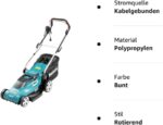 Makita ELM4120 - Cortacésped eléctrico, 1600 W, 41 cm de corte, Negro/azul - Imagen 4