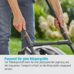 Gardena PowerMax 37/1800 G2 - Cortacésped eléctrico, 1800 W, 37 cm de corte, Turquesa - Imagen 6