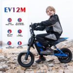 Evercross Tech EV12M - Moto eléctrica infantil, 300 W, Azul - Imagen 5