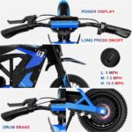 Evercross Tech EV12M - Moto eléctrica infantil, 300 W, Azul - Imagen 6