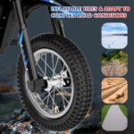Evercross Tech EV12M - Moto eléctrica infantil, 300 W, Azul - Imagen 7