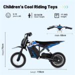 RCB R9X - Moto eléctrica infantil, Azul - Imagen 7