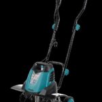 Könner & Söhnen KS 1500T E - Motoazada eléctrica, 45 cm de trabajo, Turquesa/negro