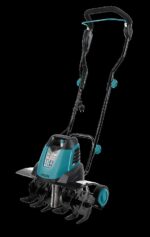Könner & Söhnen KS 1500T E - Motoazada eléctrica, 45 cm de trabajo, Turquesa/negro