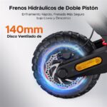 Engwe Y1000 - Patinete eléctrico, 25 km/h, 100 km, Negro - Imagen 5