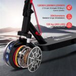 Evercross Tech EV85F - Patinete eléctrico, 350 W, 25 km/h, 30 km, Negro rojo - Imagen 10