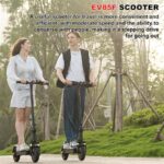 Evercross Tech EV85F - Patinete eléctrico, 350 W, 25 km/h, 30 km, Negro rojo - Imagen 11