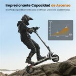 Iscooter iX7 pro DGT - Patinete eléctrico, 1000 W, 60 km/h, 60 km, Negro - Imagen 10