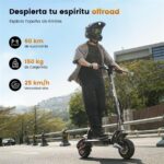 Iscooter iX7 pro DGT - Patinete eléctrico, 1000 W, 60 km/h, 60 km, Negro - Imagen 5