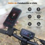 Iscooter ix7 pro - Patinete eléctrico, 1000 W, 60 km/h, 50 km, Negro - Imagen 10