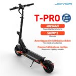 Joyor T-PRO - Patinete eléctrico, 25 km/h, 90 km, Negro - Imagen 2