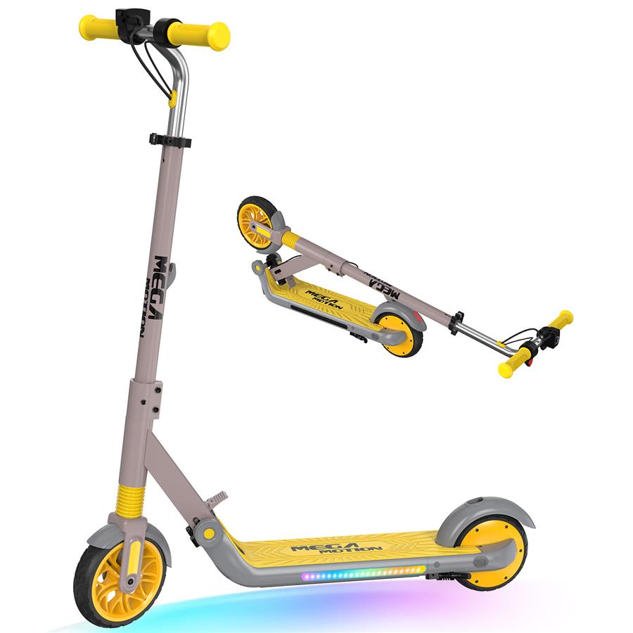 patinete-el-ctrico-mega-motion-me1-patinete-el-ctrico-infant-136071514-1 Mega Motion ME1 Amarillo - Patinete eléctrico infantil, 50 W, 16 km/h, 8 km - Imagen 1